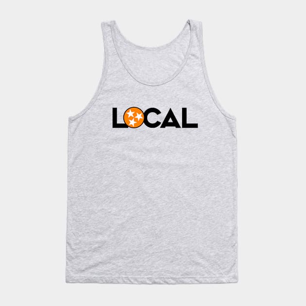 Tennessee Local State Flag Tristar Orange Version Tank Top by Now Boarding